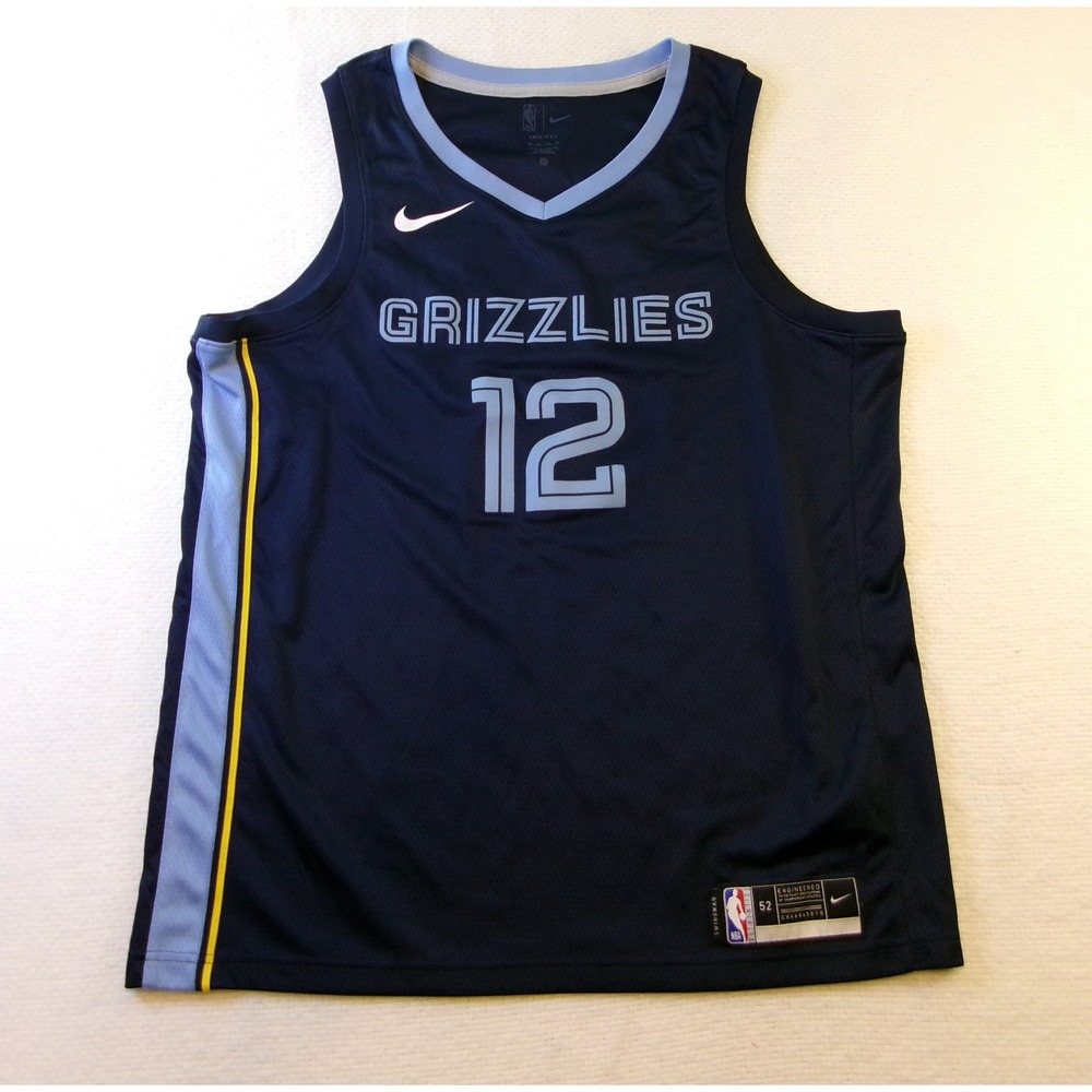 Nike Memphis Grizzlies Ja Morant 12 Swingman Jersey Mens XL Navy Blue NBA Icon